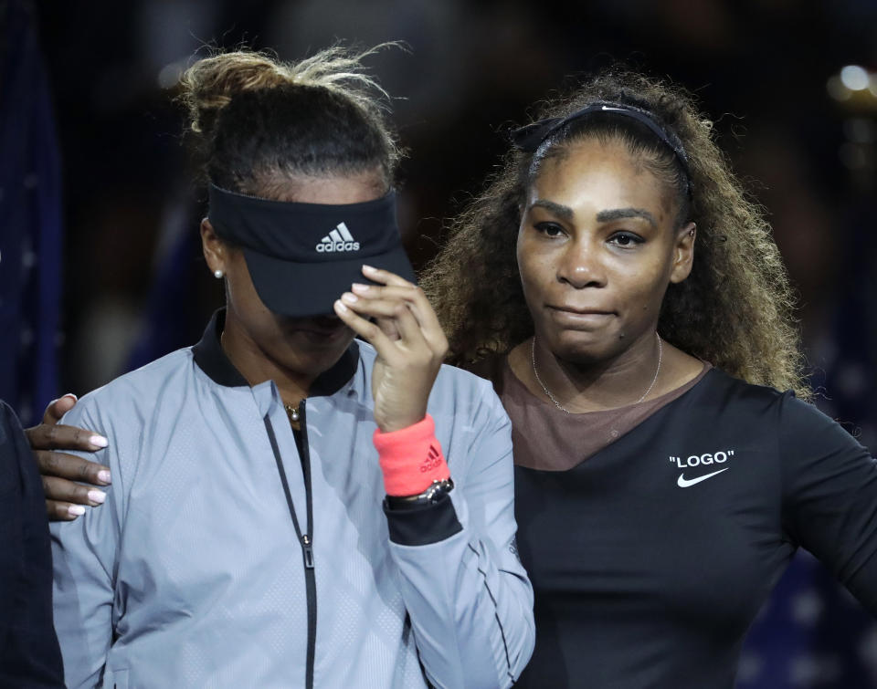 Serena Williams, Naomi Osaka. U.S. Open 2018.