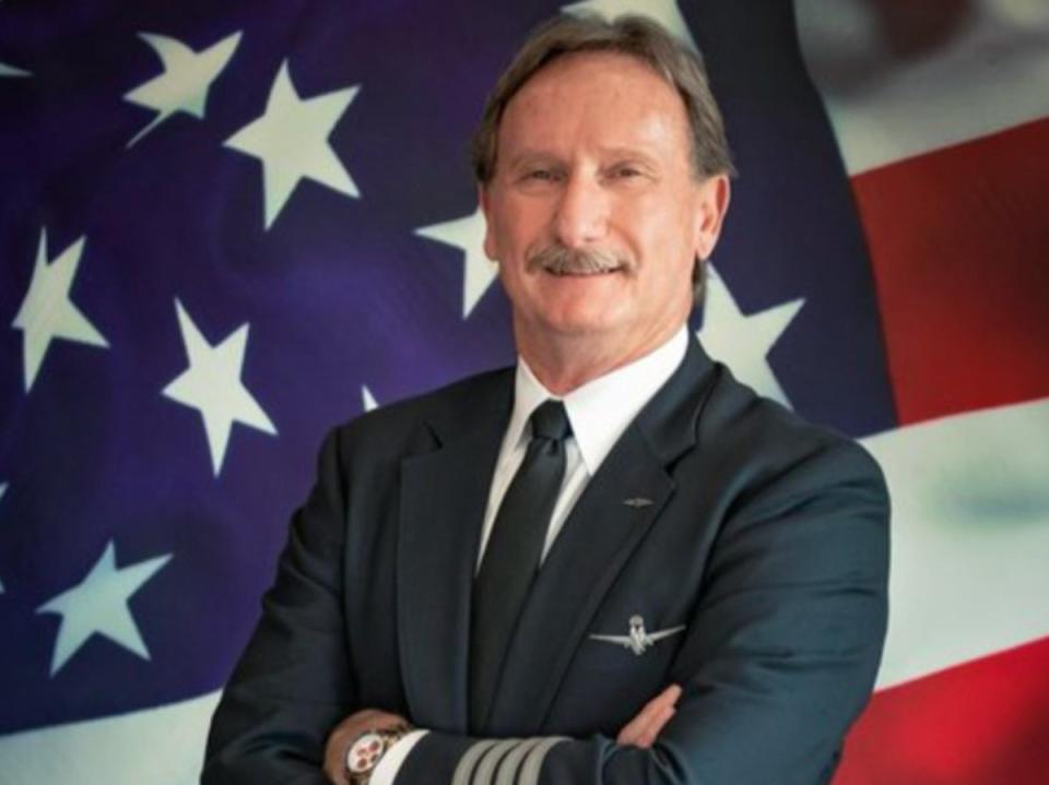 Army veteran and pilot Terry Barker was among six victims killed in a military plane crash at a Dallas airshow in 12 November (City of Keller)