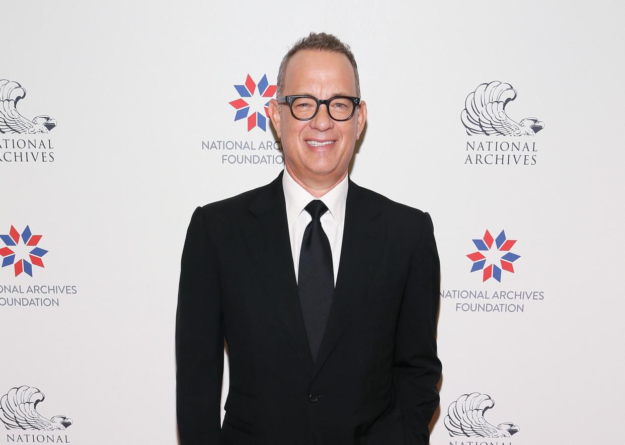 Tom Hanks at the National Archives Foundation Gala on Oct. 21, 2017, in Washington. (Photo: Paul Morigi/Getty Images)