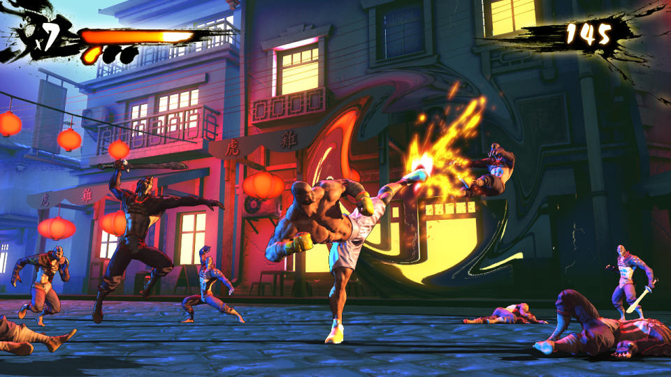 This photo provided by Indiegogo/Big Deez Productions shows a screenshot of the video game, "Shaq Fu: A Legend Reborn." Shaquille O'Neal says he's seeking redemption for "Shaq Fu," his infamous fighting game originally released in 1994 that's now considered to be among the worst games ever made. The four-time NBA champion is launching a crowdfunding campaign to create a "Shaq Fu" follow-up titled "Shaq Fu: A Legend Reborn." (AP Photo/Indiegogo/Big Deez Productions)