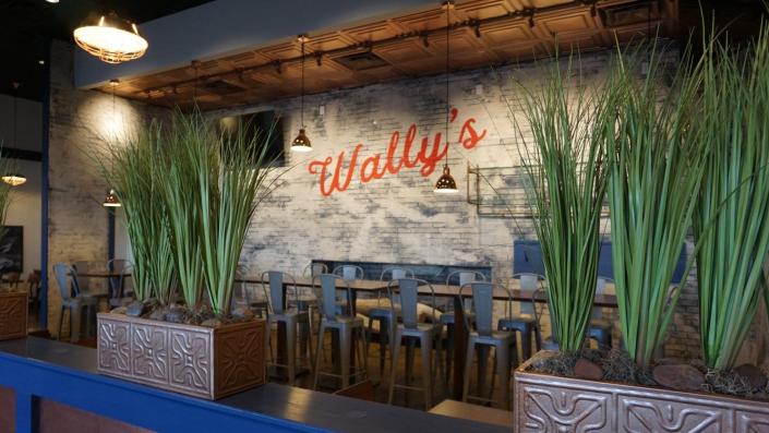 Inside Wally's, a new breakfast and lunch restaurant in La Grange, Kentucky.