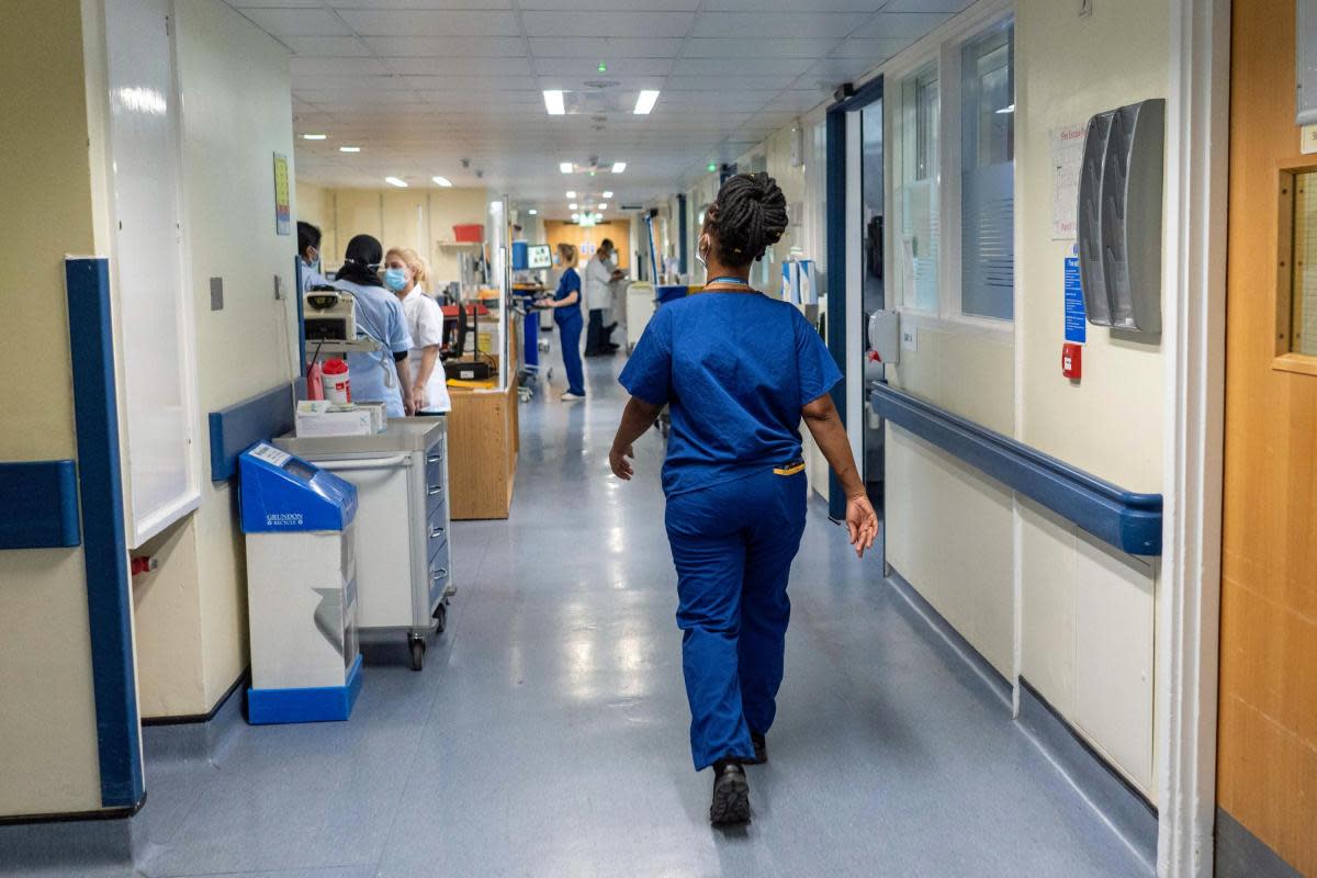 General view of staff on a NHS hospital ward <i>(Image: PA)</i>