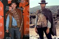 The good, the bad and the wait a minute—Scott Eastwood made everyone do a double take when he dressed as his father’s character from the famous western, <em>The Good, the Bad and the Ugly</em>.