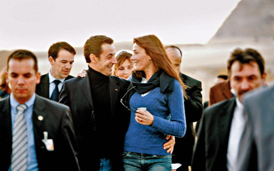 Sarkozy and Bruni in Egypt, 2007 - Getty Images