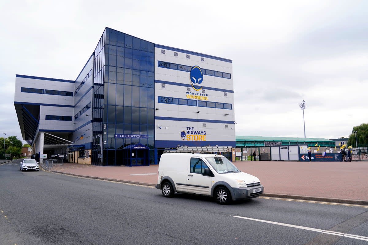 Worcester Warriors have been replaced by Sixways Rugby (David Davies/PA) (PA Wire)