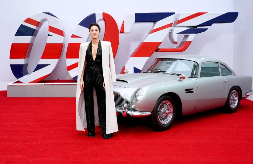 Phoebe Waller-Bridge attending the world premiere of No Time To Die at the Royal Albert Hall (Ian West/PA) (PA Wire)