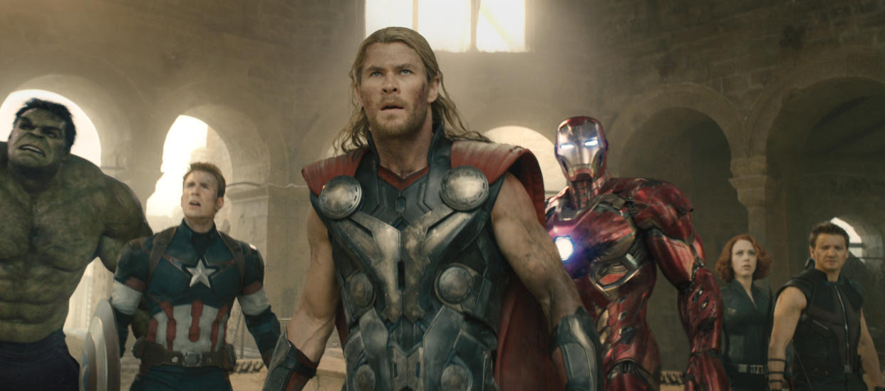 Avengers… already back in the saddle for the fourth movie – Credit: Disney