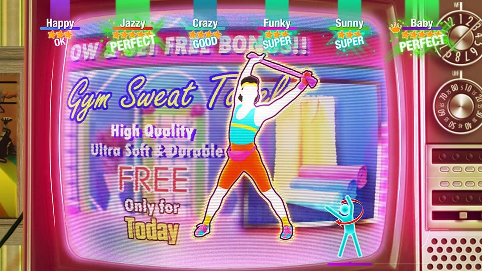 Just Dance video game.