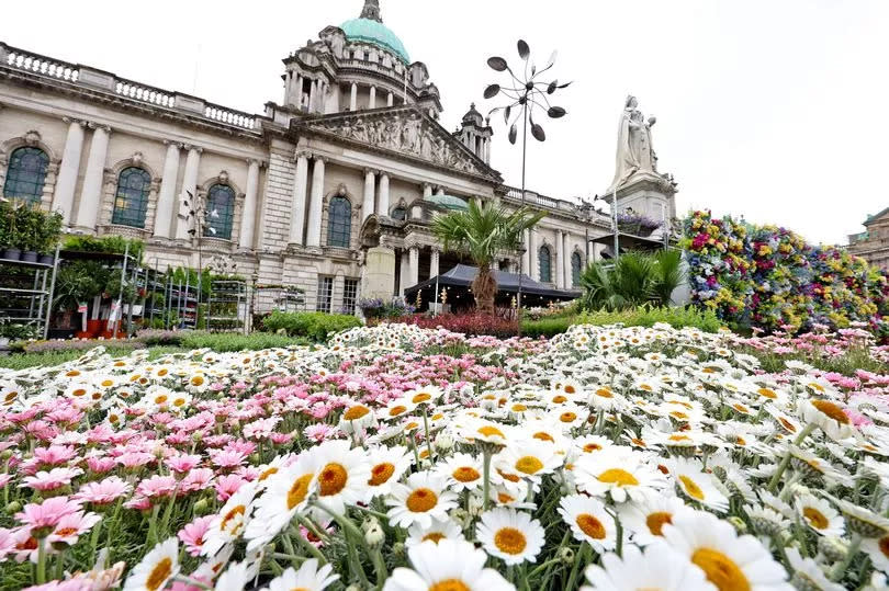 Spring Continental Market at Belfast City Hall -Credit:Justin Kernoghan/ Belfast Live