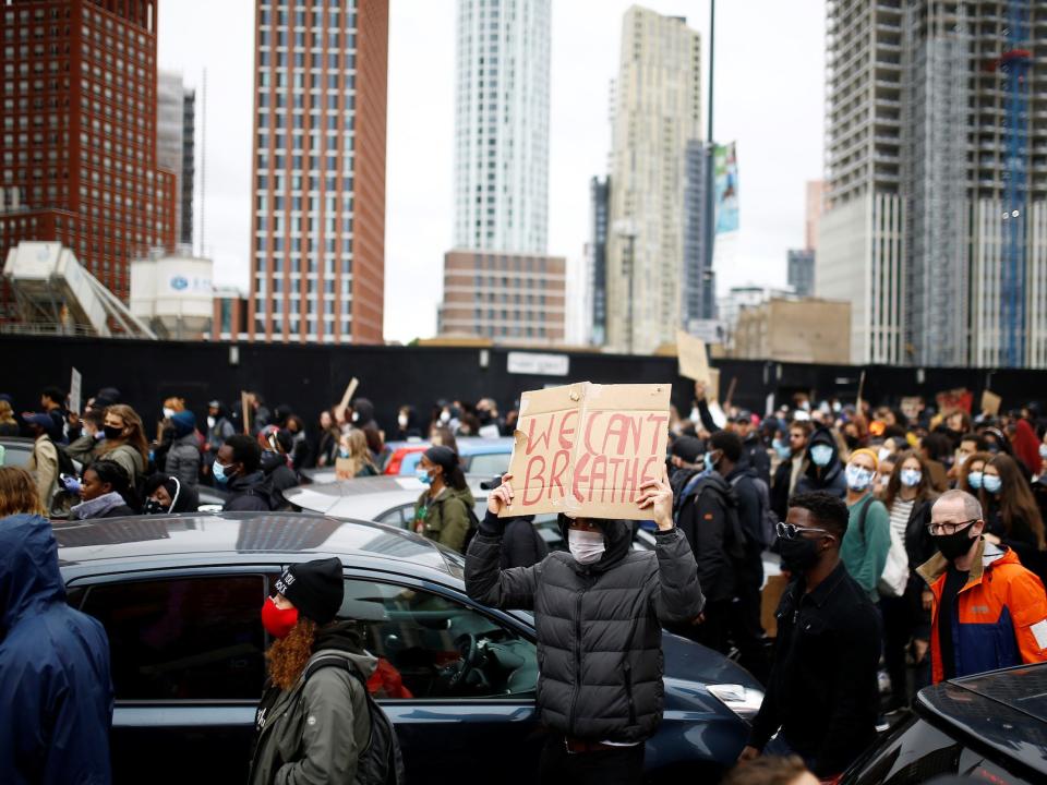 London Black Lives Matter protest