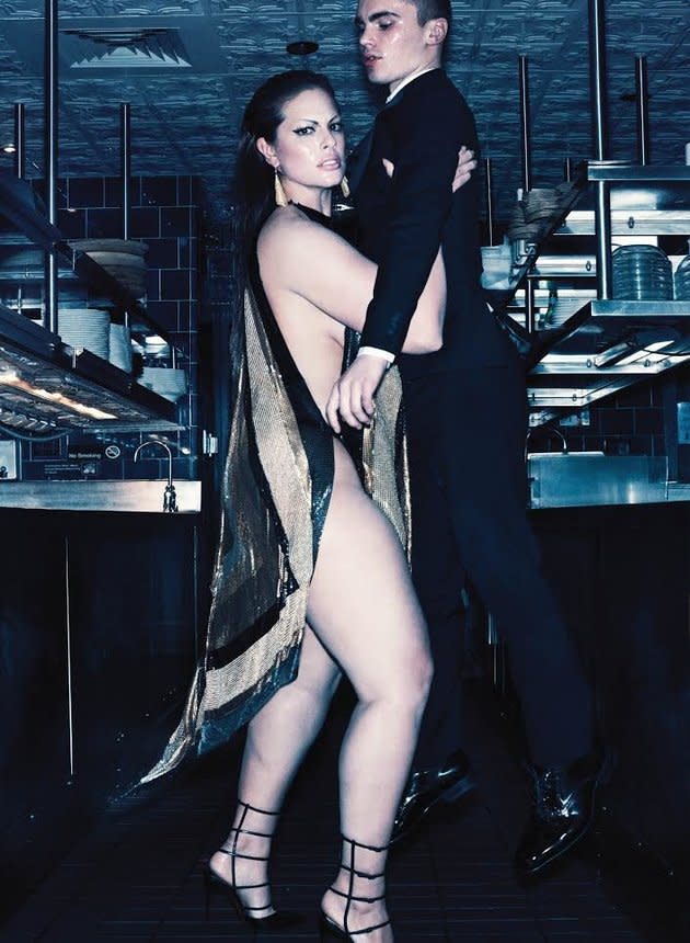 Ashley Graham is featured in V Magazine's January issue. (Photo: Steven Klein/V Magazine)