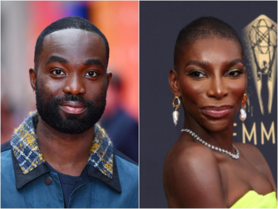 Paapa Essiedu and Michaela Coel (Shutterstock)