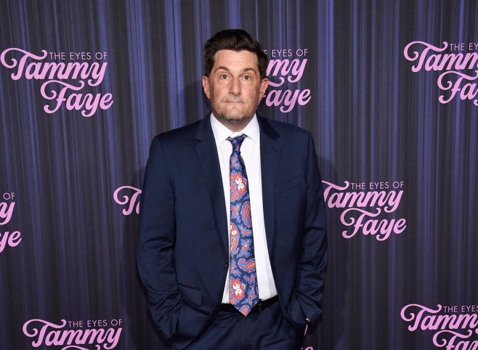 Director Michael Showalter attends the premiere of “The Eyes of Tammy Faye” at the SVA Theatre on Tuesday in New York.