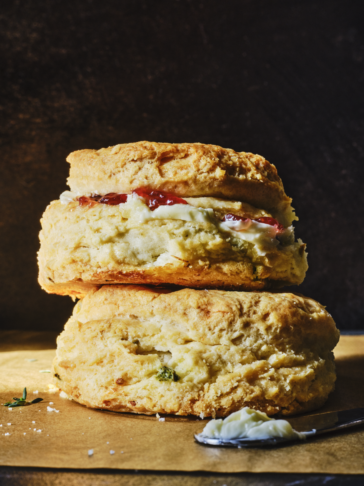 Jalapeno biscuits made with a recipe from Chef William Dissen's upcoming cookbook, "Thoughtful Cooking: Recipes Rooted in the New South."