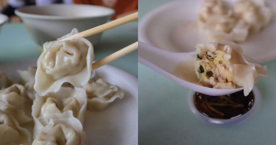 sky jb mian fen kueh - dumplings closeup