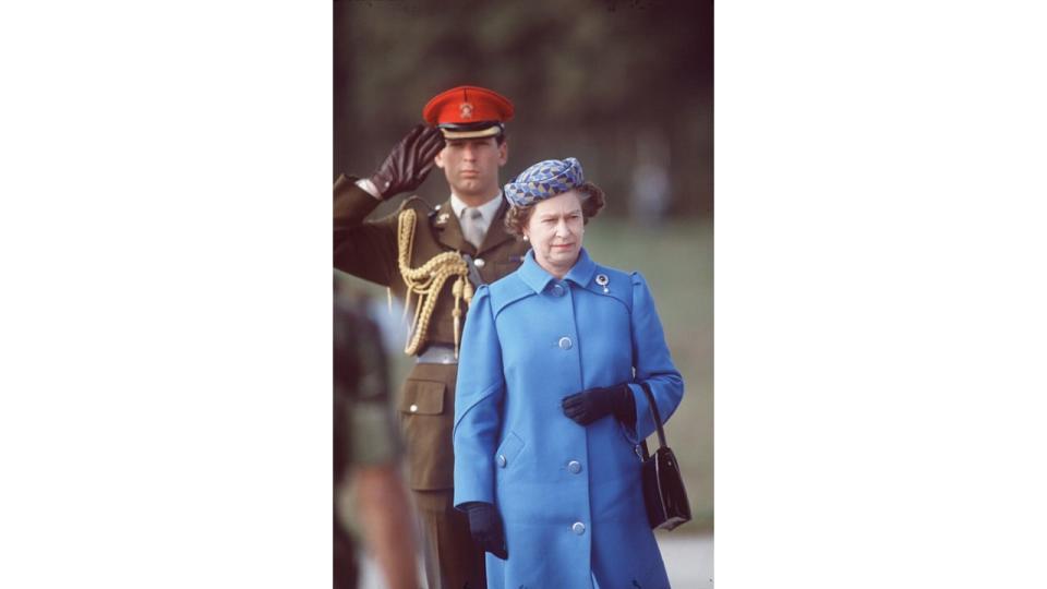 Alice's father with the late Queen