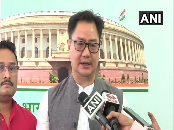 Law Minister and BJP MP Kiren Rijiju. (Photo/ANI)