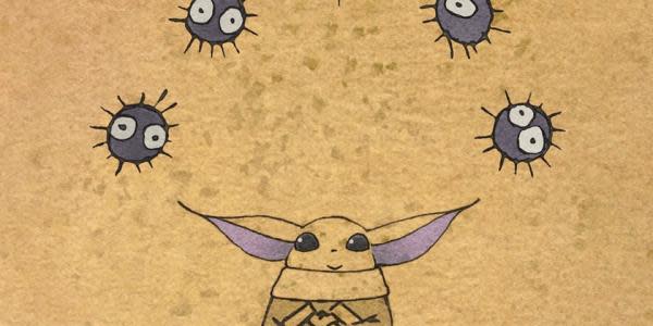 Zen - Grogu and Dust Bunnies, el corto animado de Lucasfilm y Studio Ghibli, llega hoy a Disney Plus