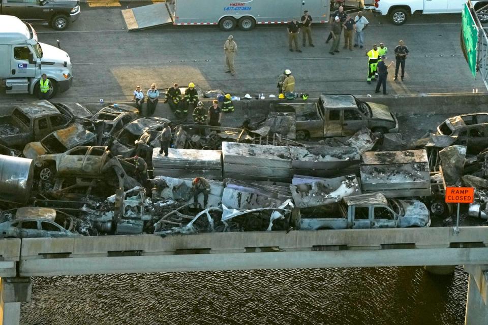 A crash caused by ‘super fog in Louisiana (Copyright 2023 The Associated Press. All rights reserved.)