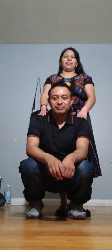 Fairview resident Juan Jose Coc and his wife Maria as seen in a photo taken on Feb. 1, 2024, the day before he died after falling from a building under construction in Jersey City.