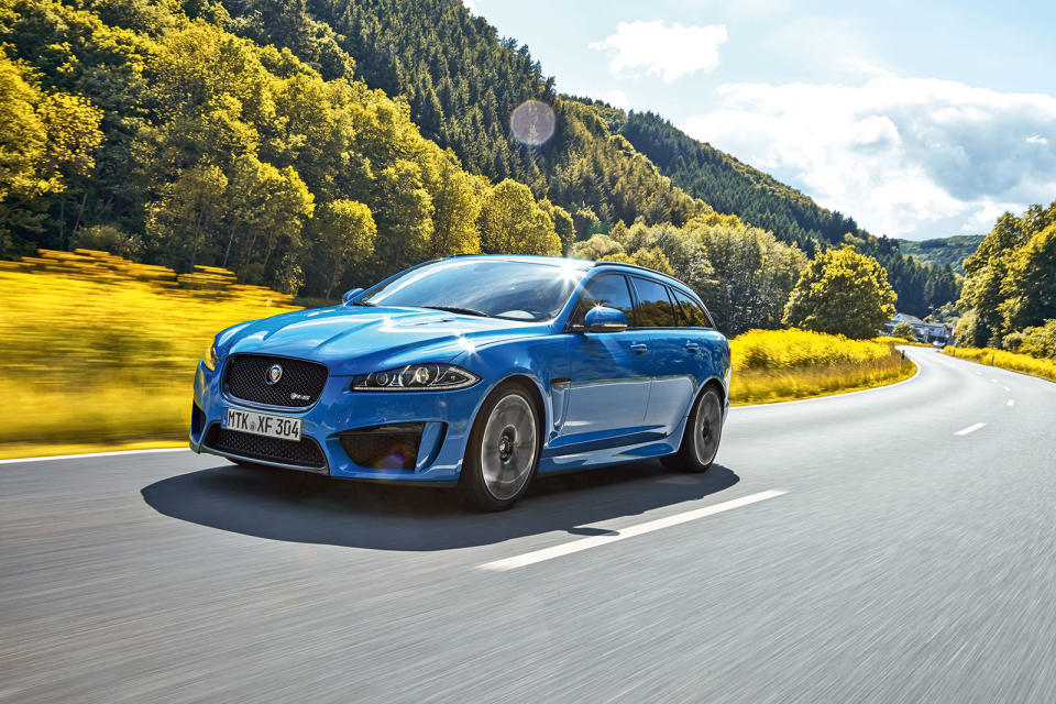 <p>Jaguar’s first (and, cruelly, last) stab at a fire breathing V8 estate is a rare but worthy alternative to the E63s and RS6s of the world. It could only be had in range-topping XFR-S guise, which meant 542bhp and 502lb ft from a supercharged 5.0-litre petrol-guzzling behemoth, for 0-62mph in 4.6sec and a 186mph top speed. Prices aren’t horrendous, but Jaguar only ever planned to sell around 100 examples, so it’s finding one that’s the trouble.</p><p>ONE WE FOUND: <strong>2014 JAGUAR XFR-S SPORTBRAKE, 36K MILES, £33,995</strong></p>