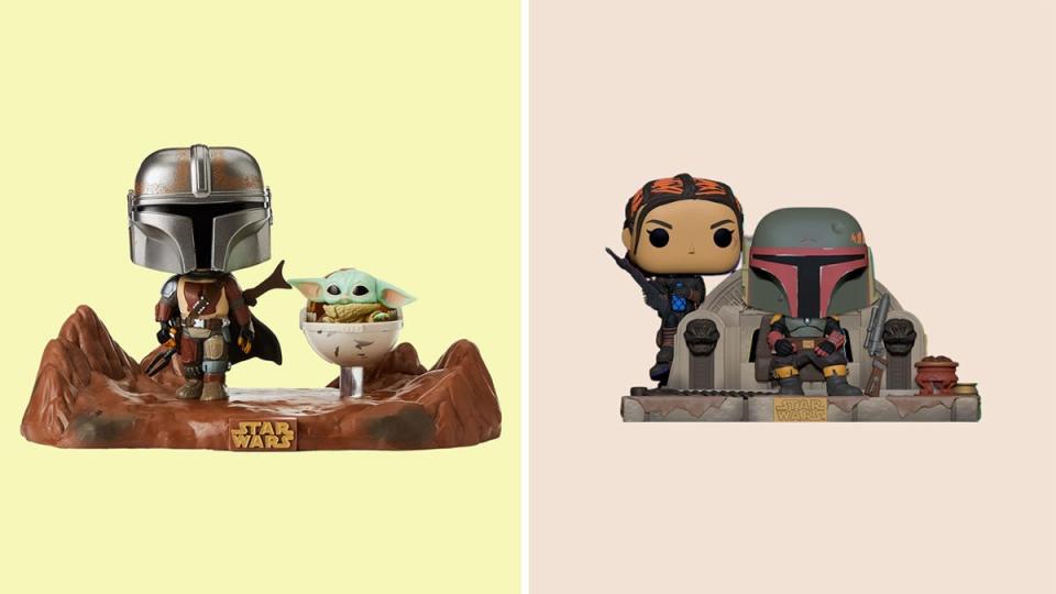 Celebrate the new season of "The Mandalorian" with these adorable Funko Pop figures on sale at Amazon.