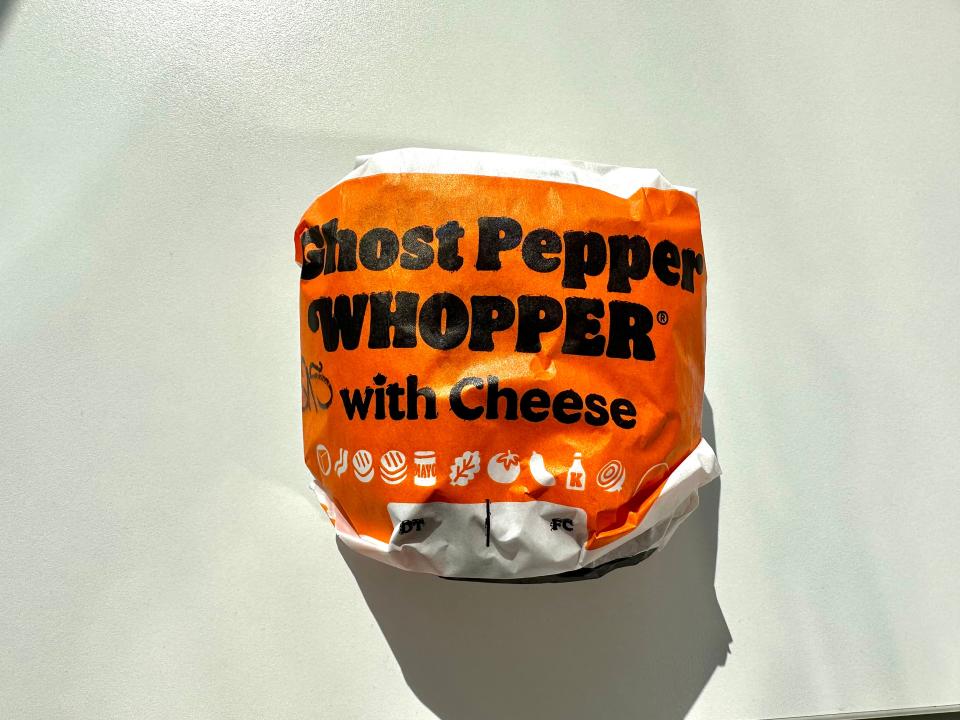 A $13 deal featuring Burger King’s Ghost Pepper Whopper is available now through Halloween.
