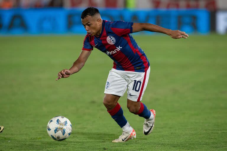 El desequilibrio de Nahuel Barrios, una esperanza para San Lorenzo que el sábado visitará a Boca por la Copa de la Liga y el miércoles recibirá a Palmeiras, en su estreno en la Copa Libertadores 2024