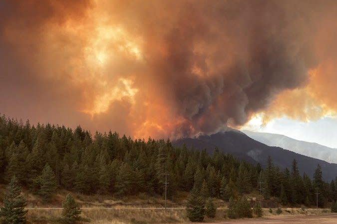 Wildfires in the Pacific Northwest are continuing to grow in British Columbia, forcing thousands of people to leave their homes in several areas of the Western Canadian province. Photo courtesy of BC Wildfire Service