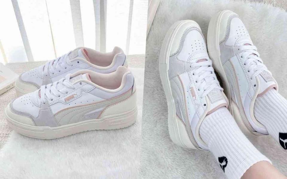 PUMA CA PRO在IG社群初登場時憑藉其時尚百搭的簡約外型，旋即引爆高人氣討論風潮 圖片來源：LOOKin編輯拍攝