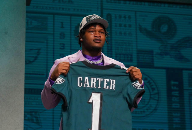 The Philadelphia Eagles landed Jalen Carter at ninth overall in the 2023 NFL Draft. (Kirby Lee-USA TODAY Sports)