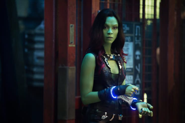 Marvel's Guardians Of The Galaxy..Gamora ()..Ph: Jay Maidment..?Marvel 2014