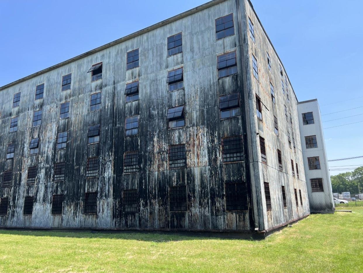 The five-story warehouse on 7th Street Road in Shively was built in 1940 as part of a bourbon distillery campus. The rickhouse was bought in late 2022 by Barrell Craft Spirits.