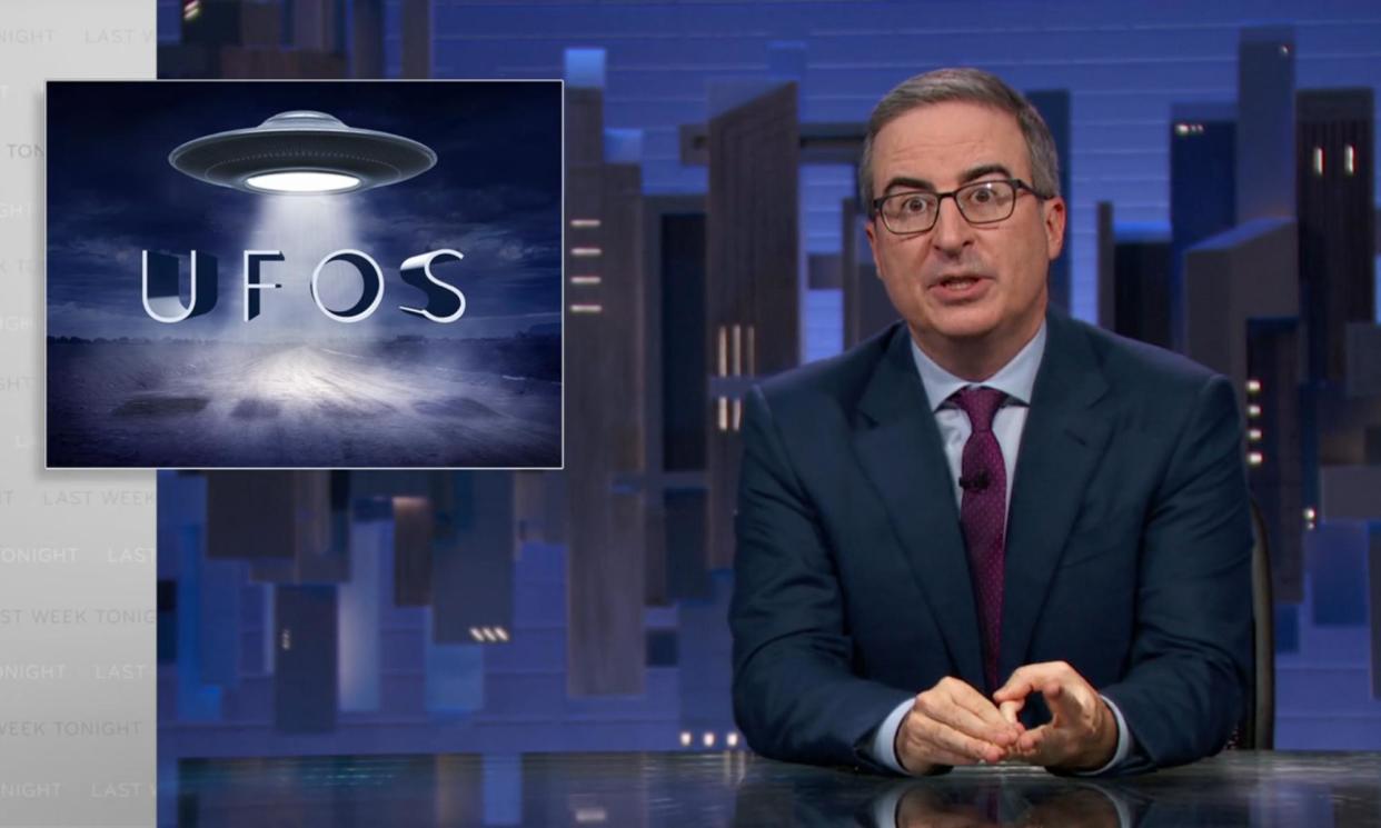<span>John Oliver: ‘It is both promising and long overdue to see people approaching this issue soberly, scientifically and perhaps most importantly, boringly.’</span><span>Photograph: Max</span>