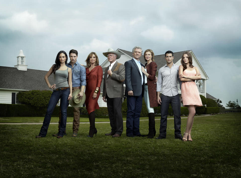 Jordana Brewster, Josh Henderson, Linda Gray, Larry Hagman, Patrick Duffy, Brenda Strong, Jesse Metcalfe and Julie-Gonzalo