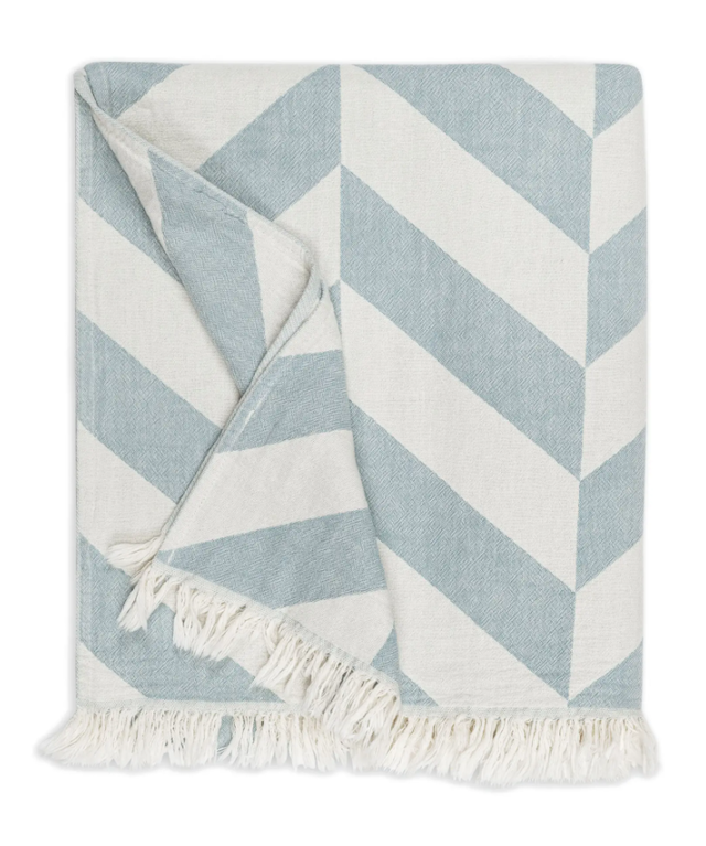 Paros Chevron Stripe Beach Towel