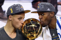 <p>Given the achievements of the last two Warriors teams, it’s easy to forget what a remarkable season the 2014-15 version turned in. Led by MVP Stephen Curry, Golden State combined a prolific and efficient offense with an outstanding defense while becoming only the 10th team in league history to win 67 games. The Warriors also cruised through the postseason without being pushed to seven games in any series. </p>