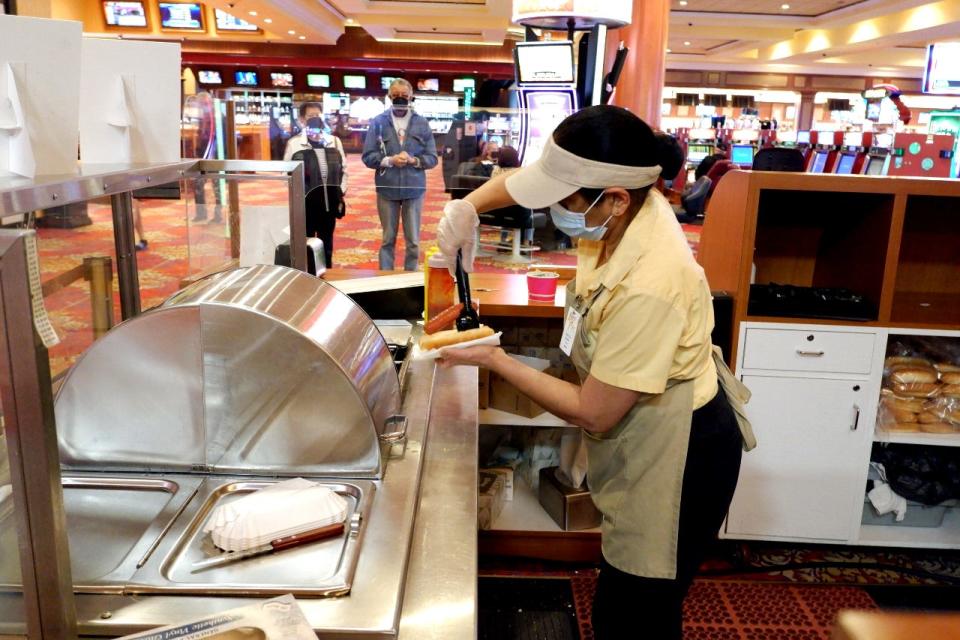 The hot dogs at South Point cost $1.25. The owner has been serving dogs since 1979.