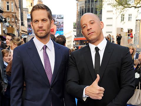 Walker and Vin Diesel at the premiere of 'Fast & Furious 6' earlier this year. Credit: Getty Images