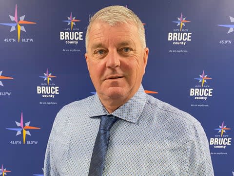 Garry Michi resigned as mayor of South Bruce Peninsula after an audio clip emerged of him making disparaging comments about spending on a water treatment plant at Cape Croker, home to the Chippewas of the Nawash Unceded First Nation. He apologized Wednesday. (Bruce County Website - image credit)