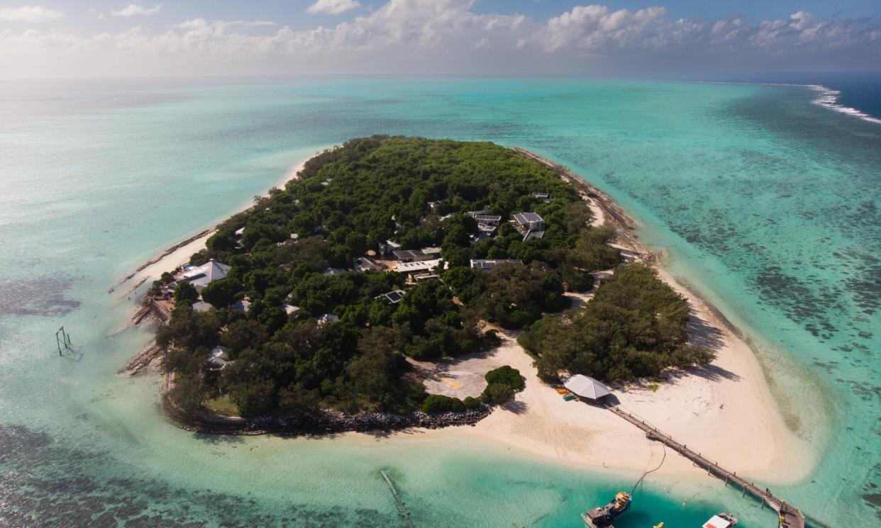 <span>The reefs around Heron Island research station and resort on the Great Barrier Reef.</span><span>Photograph: Mike Bowers/The Guardian</span>