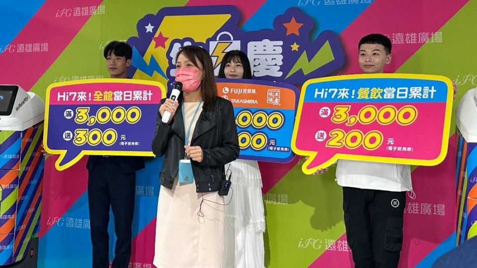 遠雄廣場週年慶目標業績1億元。（圖／TVBS）