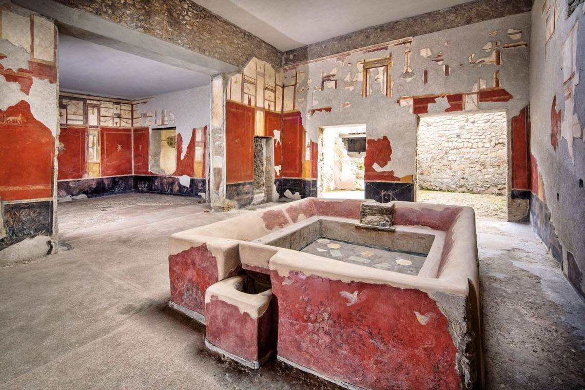 Another laundry shop, the Fullonica of Stephanus, found in Pompeii.