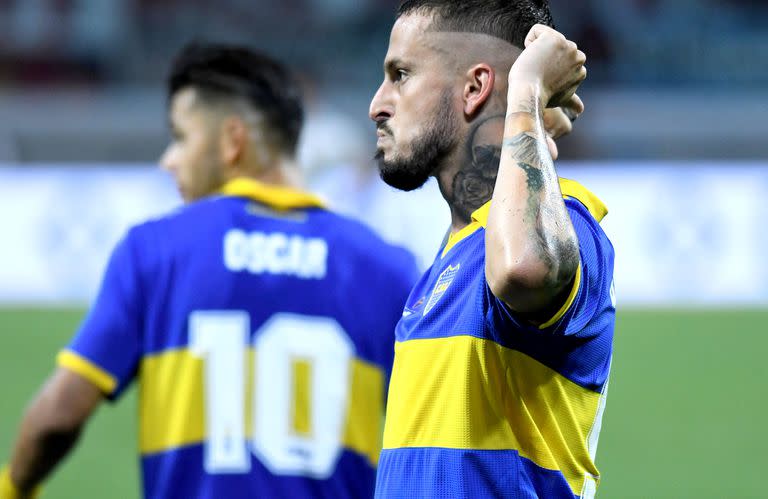 Darío Benedetto no marcaba con la camiseta de Boca desde hacía 136 días y le dio la Supercopa Argentina con un triplete
