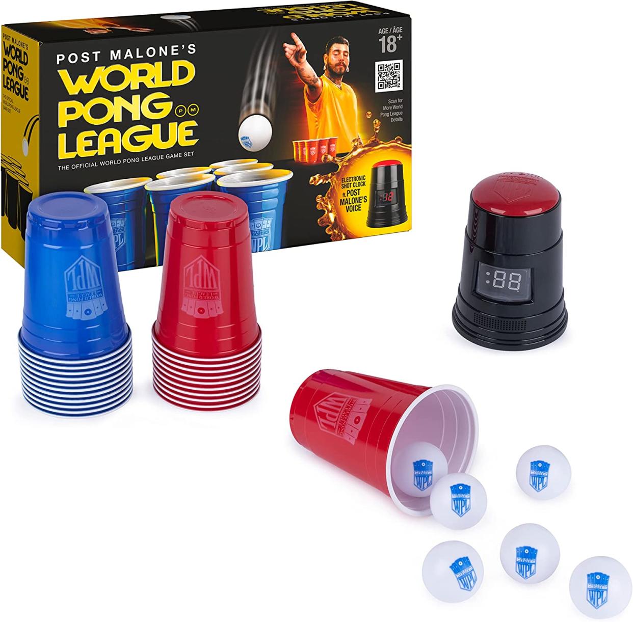 post malone beer pong game