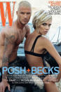 Statt romantisch und sinnlich gaben sich Victoria und David Beckham 2007 beim Cover-Shooting für das "W"-Magazin rockig und rebellisch. So sexy und unbekleidet hat man vor allem Victoria lange nicht mehr gesehen. (Bild-Copyright: W Magazine)