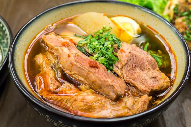 A bowl of Braised Mutton Noodles 