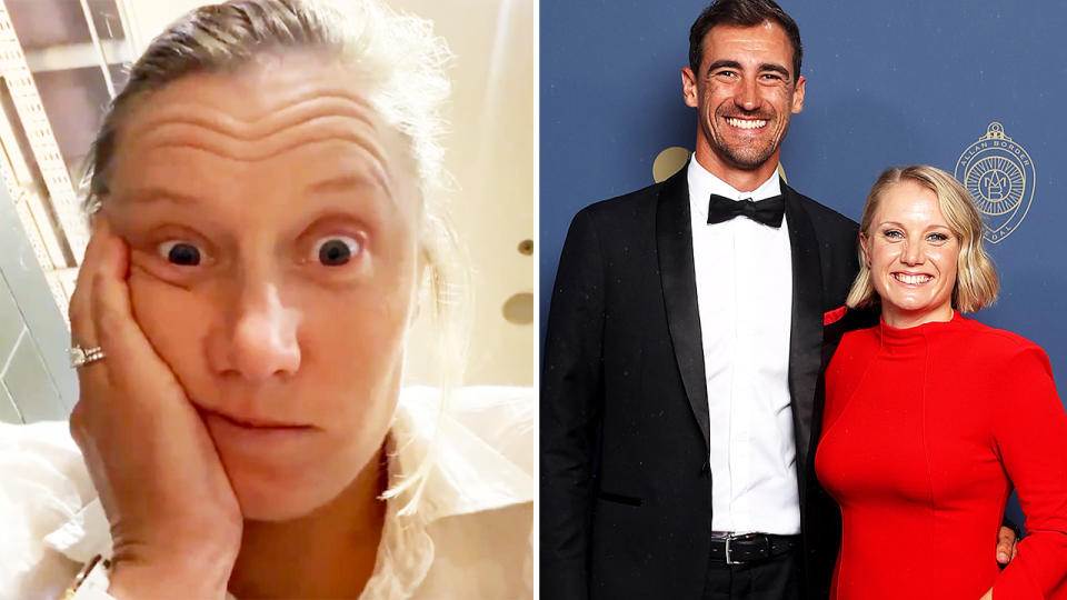 Mitchell Starc and Alyssa Healy.