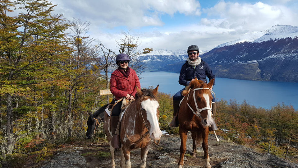 Horse riding in Patagonia 