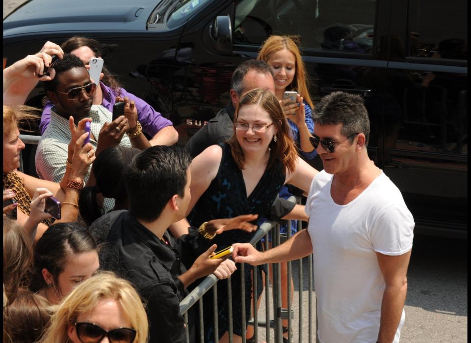 "The X Factor" judges arrive in Austin